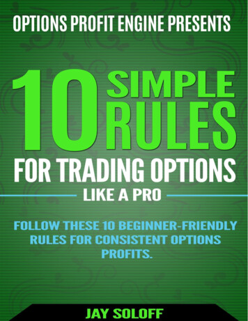 Jay Soloff’s 10 Simple Rules For Trading Options Like A Pro