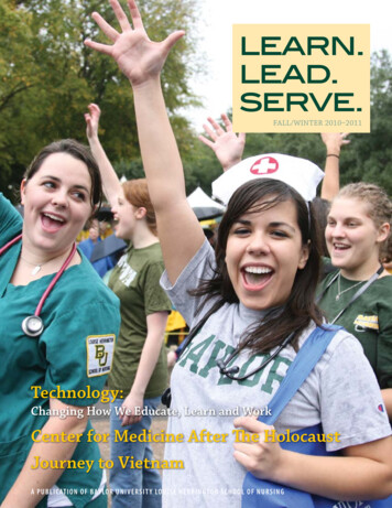 Learn. Lead. Serve. - Baylor University
