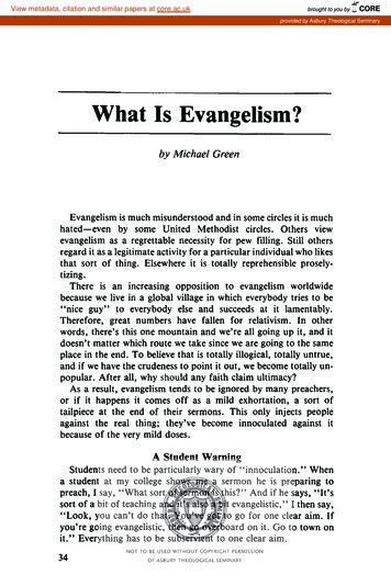 What Is Evangelism? - CORE