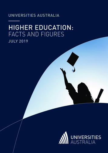 HIGHER EDUCATION: FACTS AND FIGURES - Universities Australia