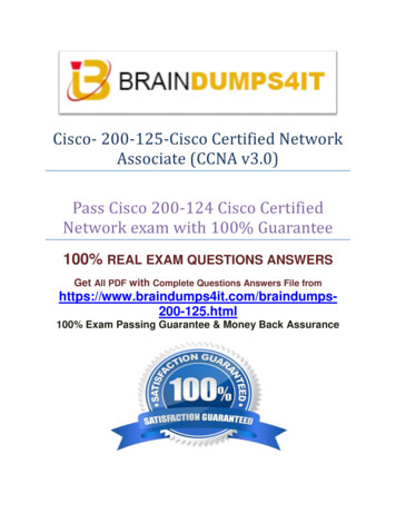 Cisco- 200-125-Cisco Certified Network Associate (CCNA V3 .
