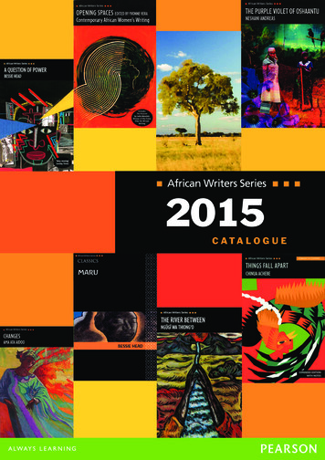African Writers Series 2015 - Pearson