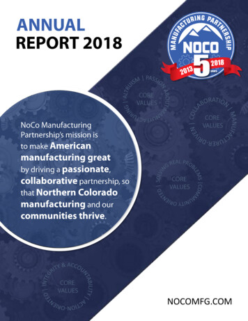 And Accountability With The NoCo Board And Members . - NoCo Manufacturing