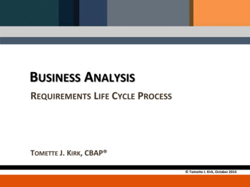 The Business Analysis Process