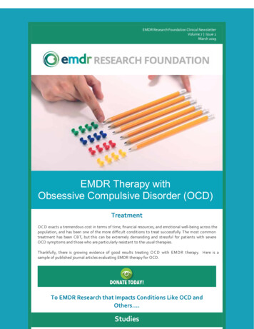 Obsessive Compulsive Disorder (OCD) EMDR Therapy With