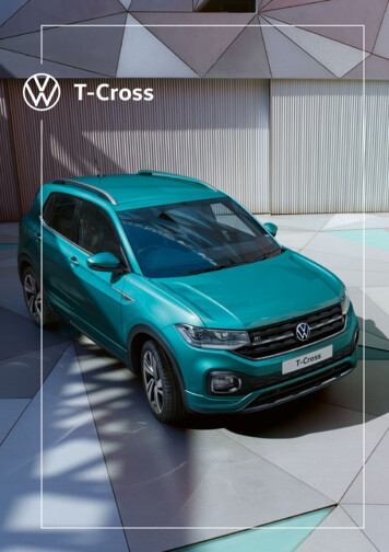 T-Cross - Tavcor Volkswagen Port Elizabeth