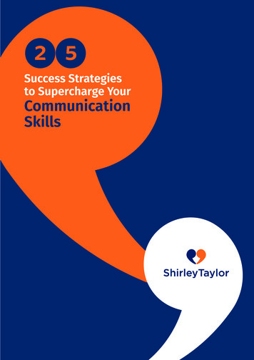 Success Strategies To Supercharge Your Communication Skills