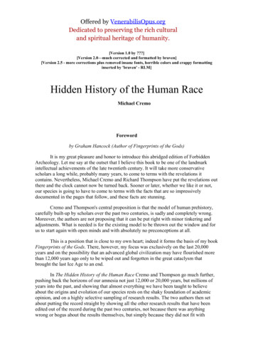 Hidden History Of The Human Race - Samael Aun Weor