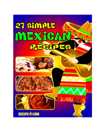 27 Simple Mexican Recipes - RecipeLion 