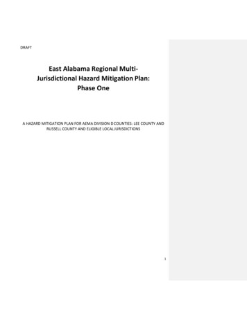 East Alabama Regional Multi- Jurisdictional Hazard Mitigation . - LRCOG