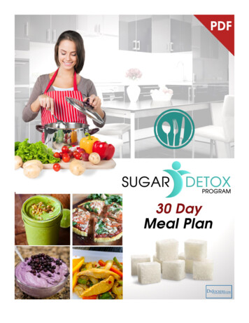 30 Day Sugar Detox Meal Plan - Drjockers 