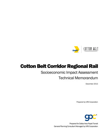 Cotton Belt Corridor Regional Rail - DART 