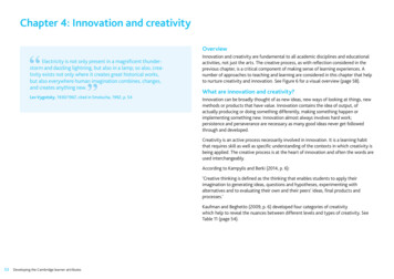 Chapter 4: Innovation And Creativity