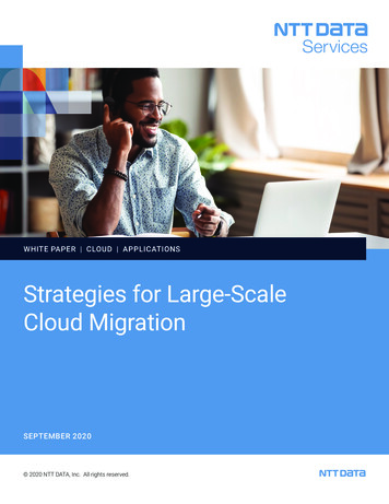 Strategies For Large-Scale Cloud Migration - NTT Data