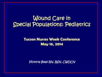 Wound Care In Special Populations: Pediatrics