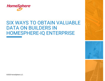 Six Ways To Obtain Valuable Data On Builders In Homesphere-iq Enterprise