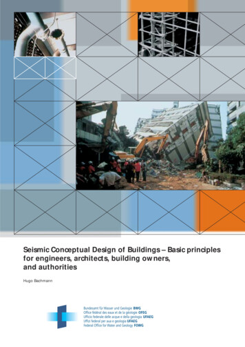 Seismic Conceptual Design Of Buildings - 