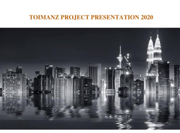 Toimanz Project Presentation 2020