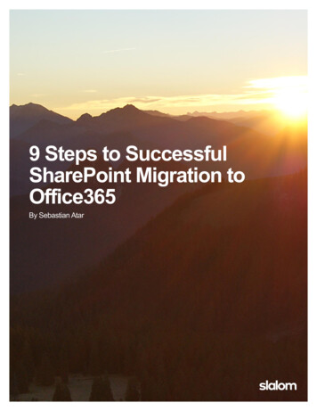9 Steps To Successful SharePoint Migration To Office365