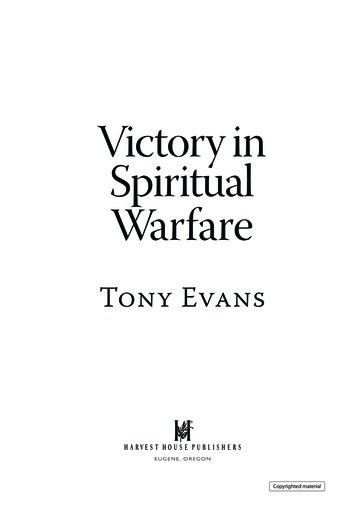 Victory In Spiritual Warfare - Harvest House