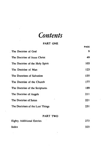 The Great Doctrines Of The Bible - Moody Publishers