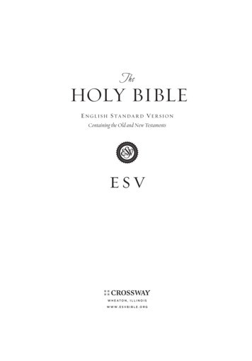 The HOLY BIBLE - Westminster Bookstore