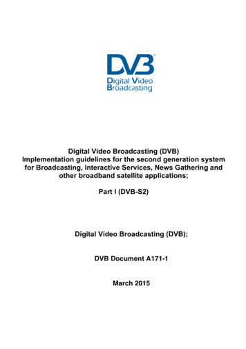 DVB Document A171-1 March 2015