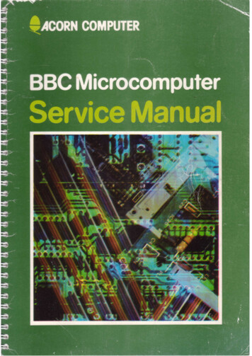 BBC Microcomputer Service Manual