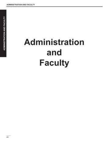 Administration And Faculty - Bakersfield College
