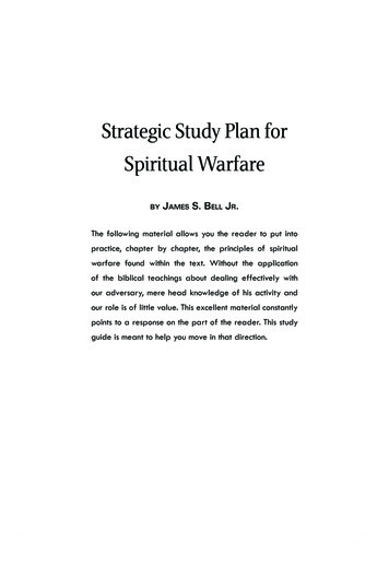Strategic Study Plan For Spiritual Warfare