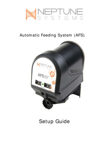 Automatic Feeding System (AFS) - Neptune Systems