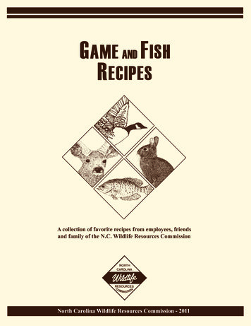 GAME AND FISH RECIPES