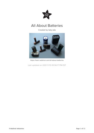 All About Batteries