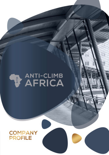 ANTI-CLIMB AFRICA