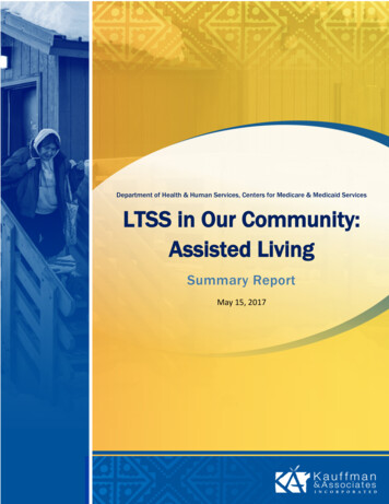 LTSS In Our Community: Assisted Living - CMS