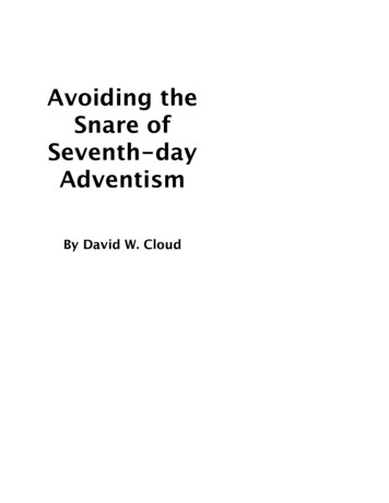 Avoiding The Snare Of Seventh-Day Adventism