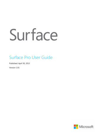 Surface Pro User Guide - Images-eu.ssl-images-amazon 