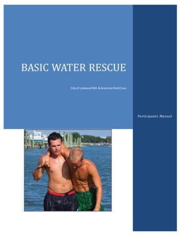 Basic Water Rescue Participant Manual - Lynnwood WA