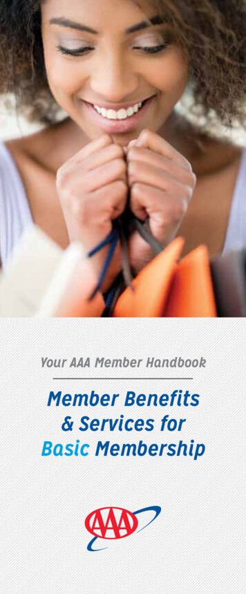 Member Benefits & Services For Basic Membership - AAA