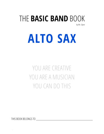 NEW BBB Alto Sax - Basic Band