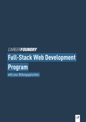 Full-Stack Web Development Program