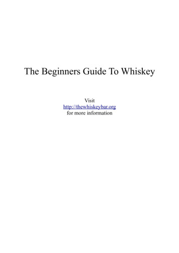 The Beginners Guide To Whiskey