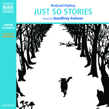 Just So Stories CD Booklet