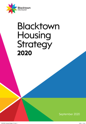 Blacktown Housing Strategy