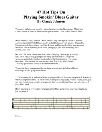 47 Hot Tips On Playing Smokin' Blues Guitar