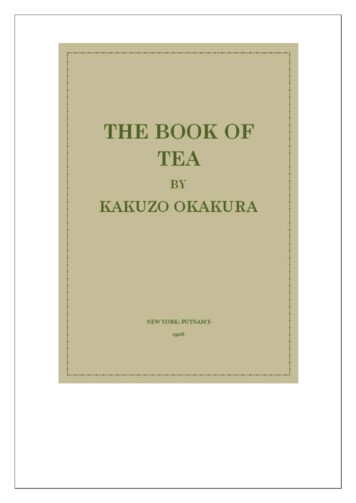 The Book Of Tea - Ministry Of Foreign Affairs Of Japan