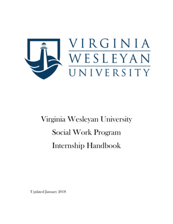 Social Work Program - Virginia Wesleyan University