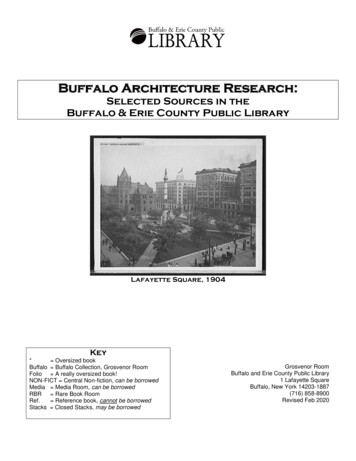 Buffalo Architecture Research