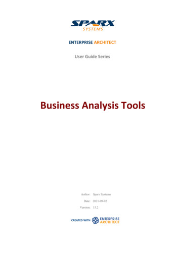 Business Analysis Tools - Enterprise Architect