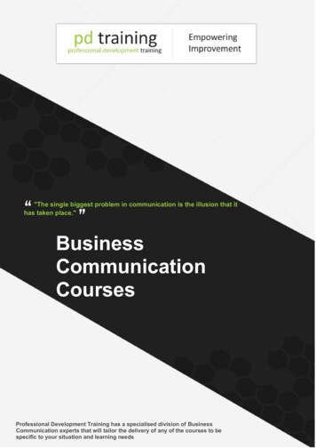 Business Communication - PD Training